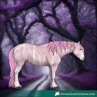 Horse Color:Watercolor Grullo Ice Sabino 
