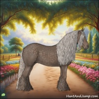 Horse Color:Silver Black 