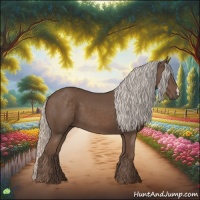 Horse Color:Silver Black 