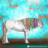 Horse Color:Painted Nacre Brown Splash Tobiano Appaloosa