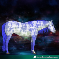 Horse Color:Watercolor Bay Ice 