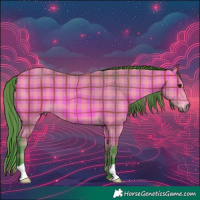 Horse Color:Watercolor Plaid Bay