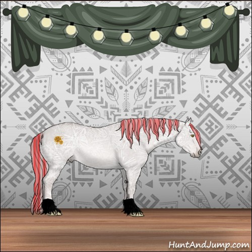 Horse Color:Void Platinum Painted Palomino Ice Dun 