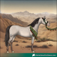 Horse Color:Sable Champagne Dun Rabicano