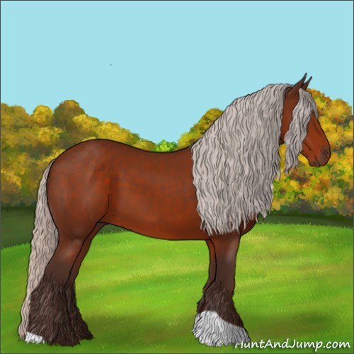 Horse Color:Silver Brown 