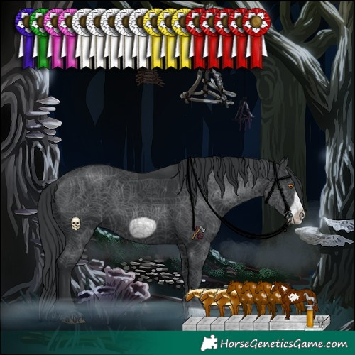 Horse Color:Black Frame 