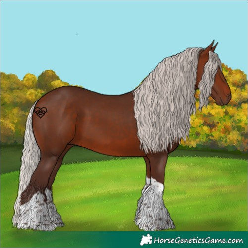 Horse Color:Silver Bay Tobiano 