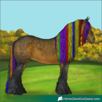 Horse Color:Painted Brown 