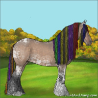 Horse Color:Painted Bay Ice Dun Sabino Tobiano 