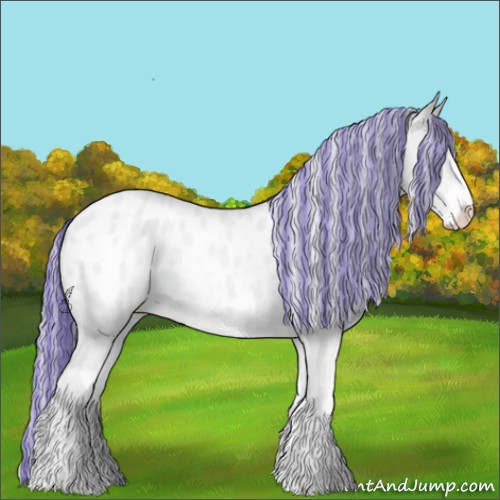 Horse Color:Painted Silver Classic Champagne Chinchilla Sabino Appaloosa 