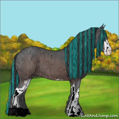 Horse Color:Painted Brown Ice Sabino 