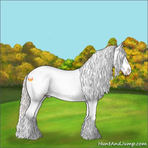 Horse Color:Silver Buckskin Pearl Sabino Splash Rabicano 