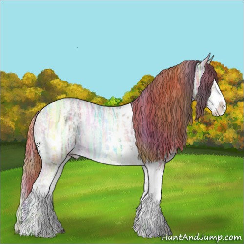 Horse Color:Nacre White Spotted Blue Onyx Ice Pearl Sabino Splash Appaloosa Rabicano 