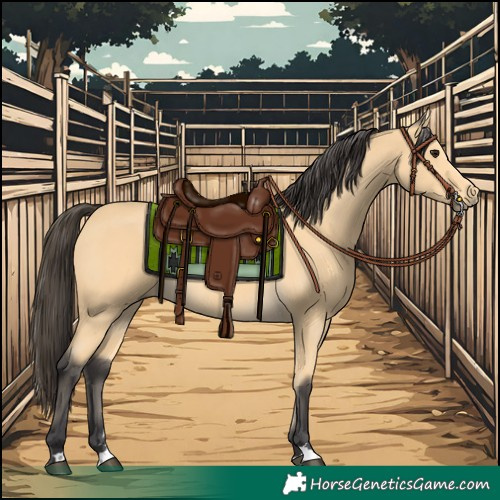 Horse Color:Buckskin 