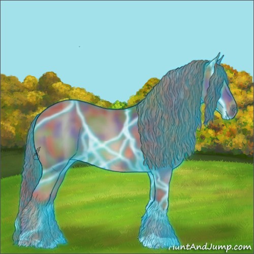 Horse Color:Nacre Thunderstruck Chestnut