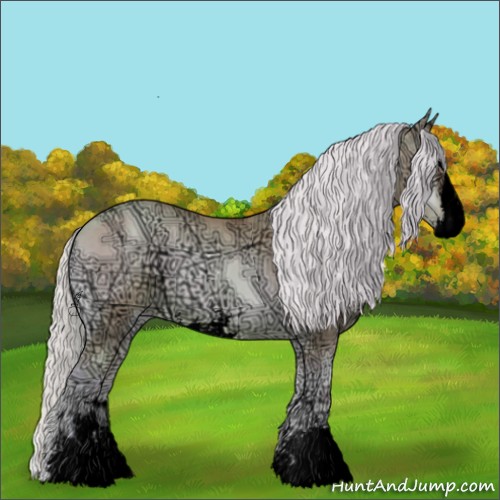 Horse Color:Void Watercolor Silver Buckskin Ice Pearl Onyx Sabino 
