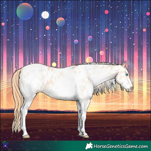 Horse Color:White Spotted Buckskin Pearl Tobiano Appaloosa Rabicano 