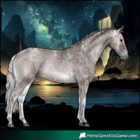 Horse Color:Void Platinum Silver Blue Onyx Ice 