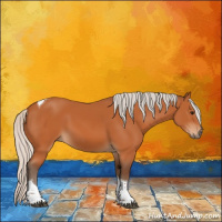 Horse Color:Silver Bay Tobiano 