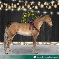 Horse Color:Chocolate Palomino Mushroom Rabicano