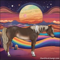 Horse Color:Liver Chestnut Tobiano 