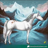 Horse Color:Nacre Silver Brown Dun Tobiano Varnish Rabicano 