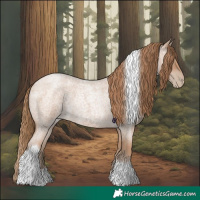 Horse Color:Blue Roan Pearl Tobiano 