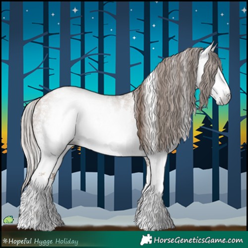 Horse Color:Gray Black Pearl Sabino Rabicano 