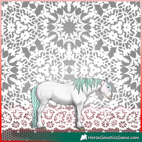 Horse Color:Painted Watercolor White Spotted Silver Buckskin Pearl Sabino Rabicano 