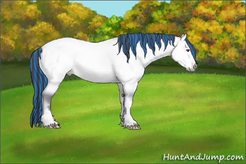 Horse Color:Painted Brown Chinchilla Roan Onyx 