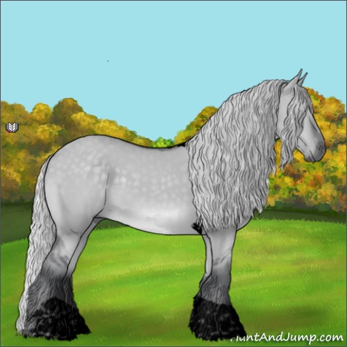 Horse Color:Void Silver Grullo Chinchilla Tobiano 