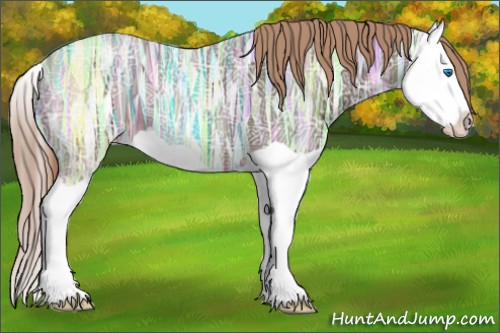 Horse Color:Liver Chestnut Ice Splash