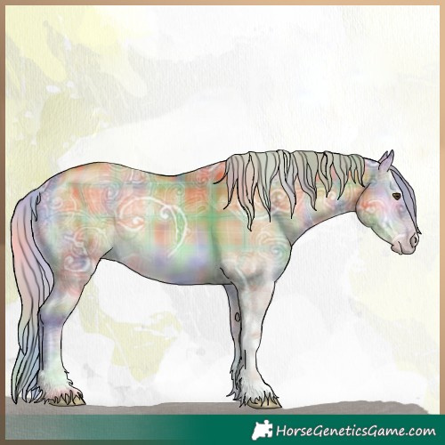 Horse Color:Nacre Plaid  Silver Sable Champagne Ice Onyx Sabino 