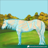 Horse Color:Thunderstruck Palomino Dun 