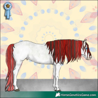 Horse Color:Painted Blue Onyx Roan Mushroom Sabino Splash 