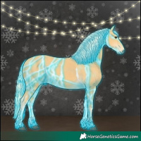 Horse Color:Thunderstruck Palomino Tobiano 