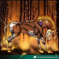 Horse Color:Silver Bay Tobiano