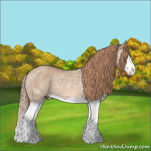 Horse Color:Red Dun Ice Splash Rabicano 