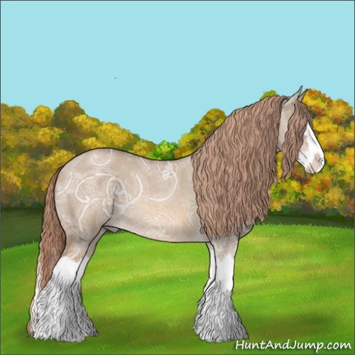 Horse Color:Red Dun Ice Roan Splash Rabicano 