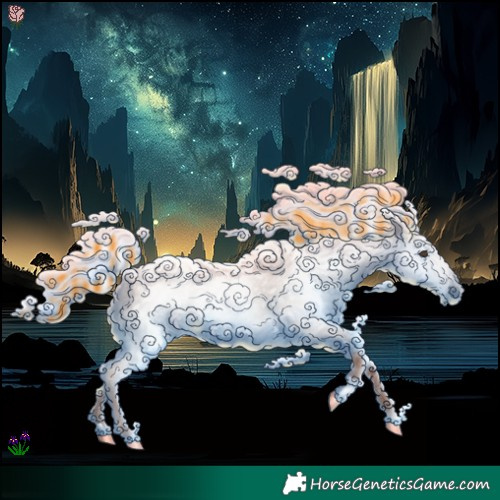 Horse Color:Gray Painted Chestnut 