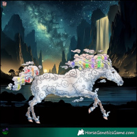 Horse Color:Gray Painted Chestnut 