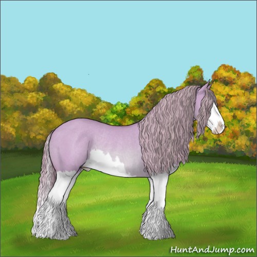 Horse Color:Watercolor Red Dun Splash Rabicano 