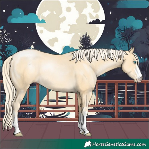 Horse Color:Palomino Pearl Sabino Rabicano 