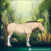 Horse Color:White Spotted Amber Cream Champagne Ice Roan Rabicano 