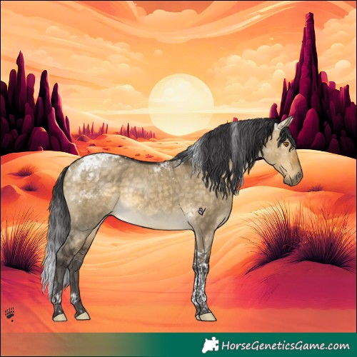 Horse Color:Buckskin Dun Tobiano 