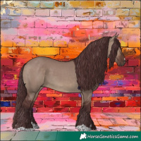 Horse Color:Chocolate Brown Dun 