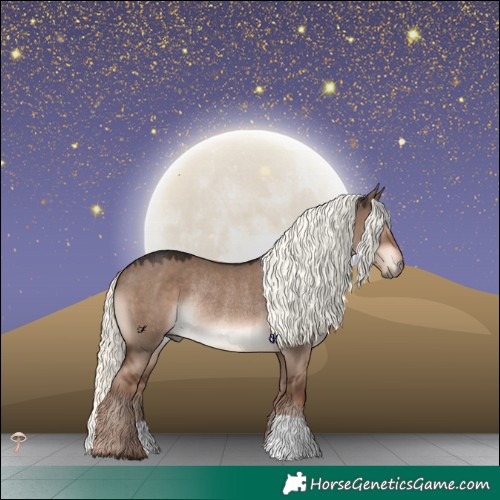 Horse Color:Liver Red Dun Mushroom Rabicano