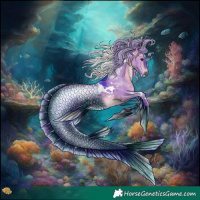 Horse Color:Watercolor White Spotted Silver Brown Dun 