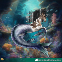 Horse Color:White Spotted Brown Dun 