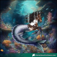 Horse Color:White Spotted Bay 